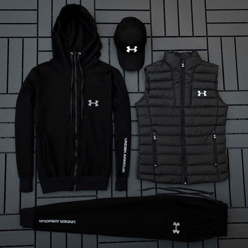 Мужской спортивный костюм under armour | комплект андер армор худи ...