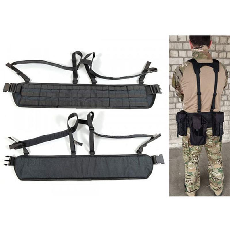 Тактический пояс разгрузочный рпс с креплением molle и плечевыми ...
