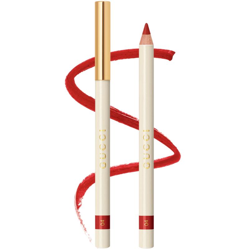 Карандаш для губ gucci long lasting bold lip liner 04 rouge без коробки