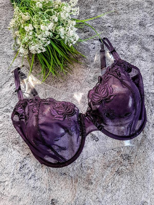 Сексуальный прозрачный бюстгальтер uk 36dd на большую грудь лиф лифчик ...
