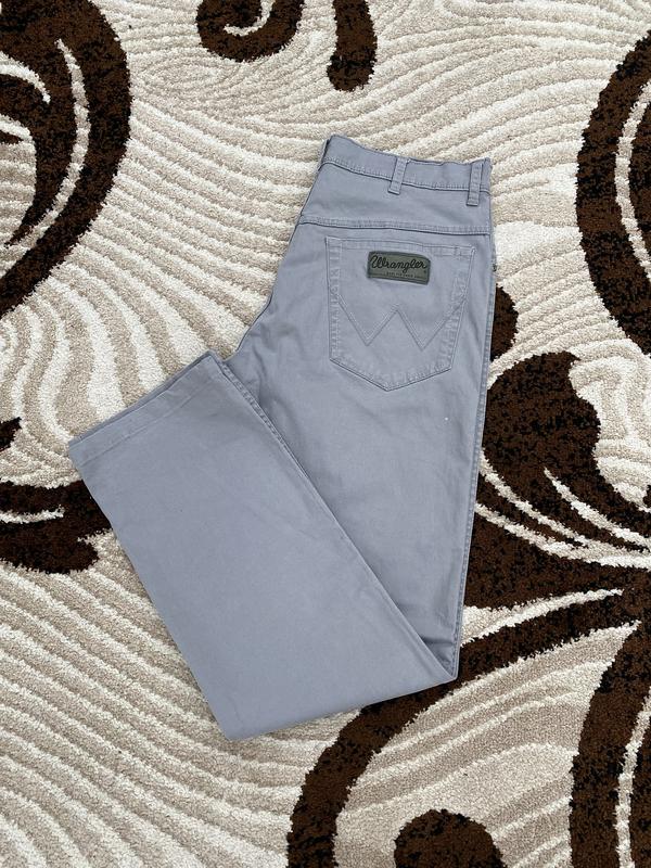 Мужские джинсы wrangler texas original vintage / серые стильные штаны ...