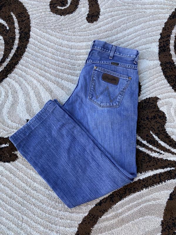 Мужские джинсы wrangler original vintage / светлые классические штаны ...