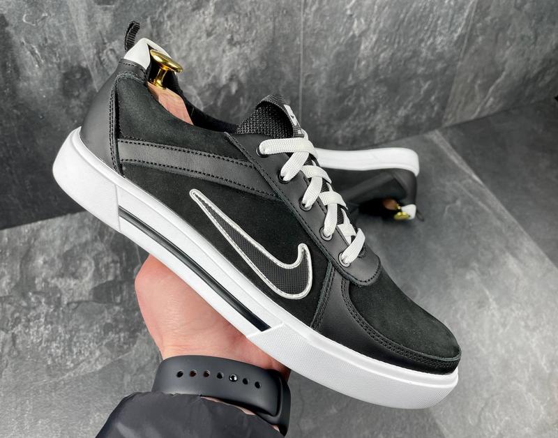 Мужские кожаные кроссовки найк мужские кожаные кеды nike — цена 2200 ...