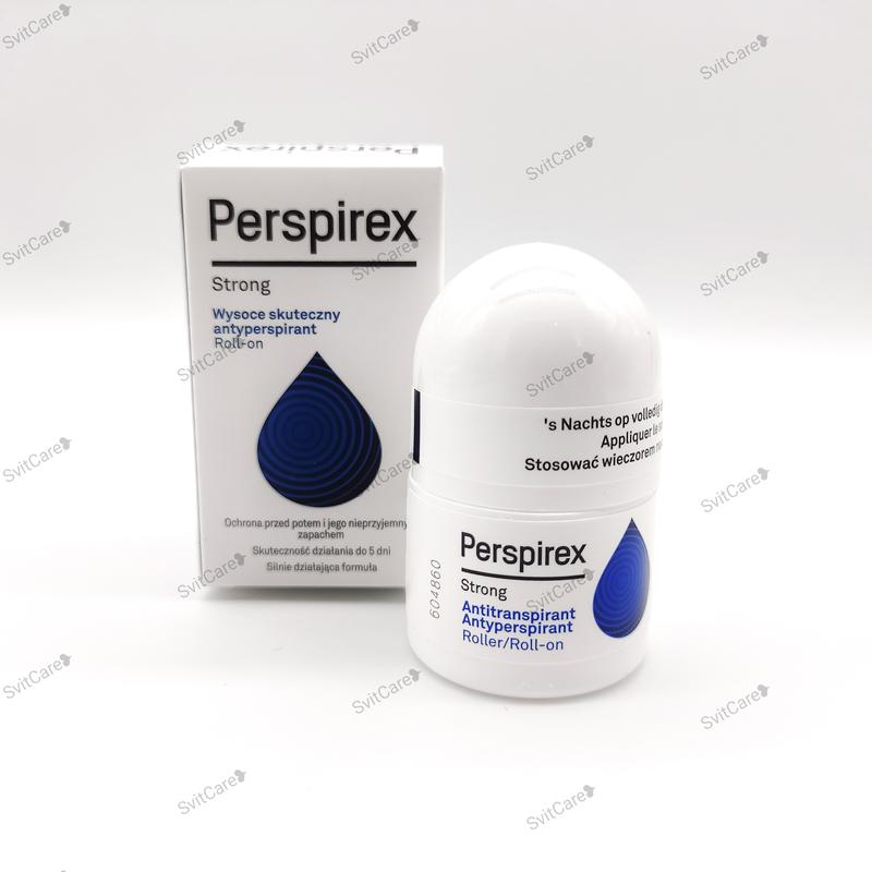 Perspirex etiaxil strong антиперспірант 20 мл — ціна 400 грн у каталозі Дезодоранти і