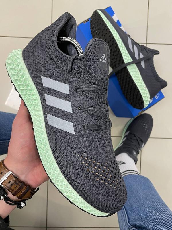 Мужские спортивные серые кроссовки в сетку adidas alpha edge 4d6 🆕 ...