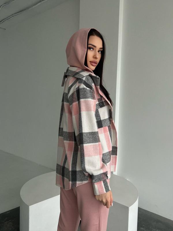 Женский весенний костюм тройка топ штаны и кашемировая рубашка с ...