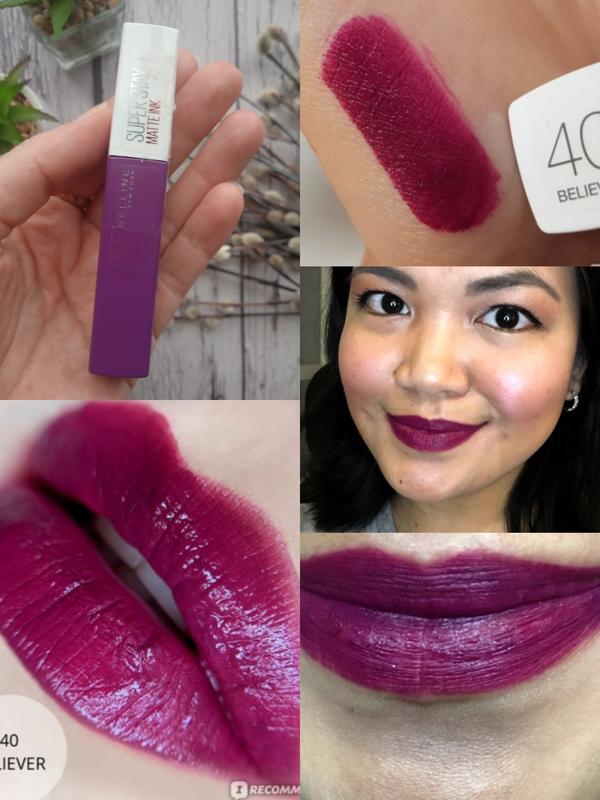 Жидкая матовая помада maybelline new york superstay matte ink liquid ...