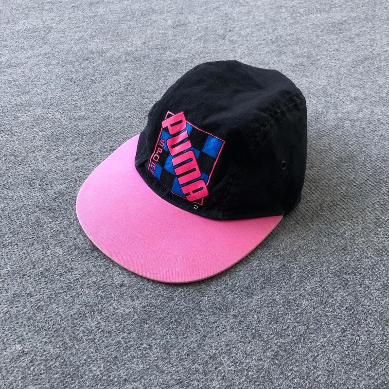Винтажная кепка пума 90-х годов puma vintage sport cap black/pink ...