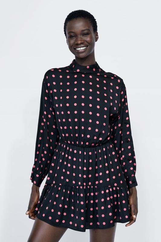 Платье Zara В Горошек