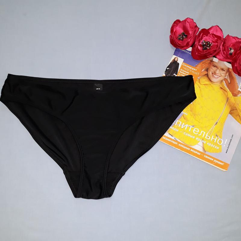Низ от купальника женские плавки размер 50 / 16 черный бикини — цена ...