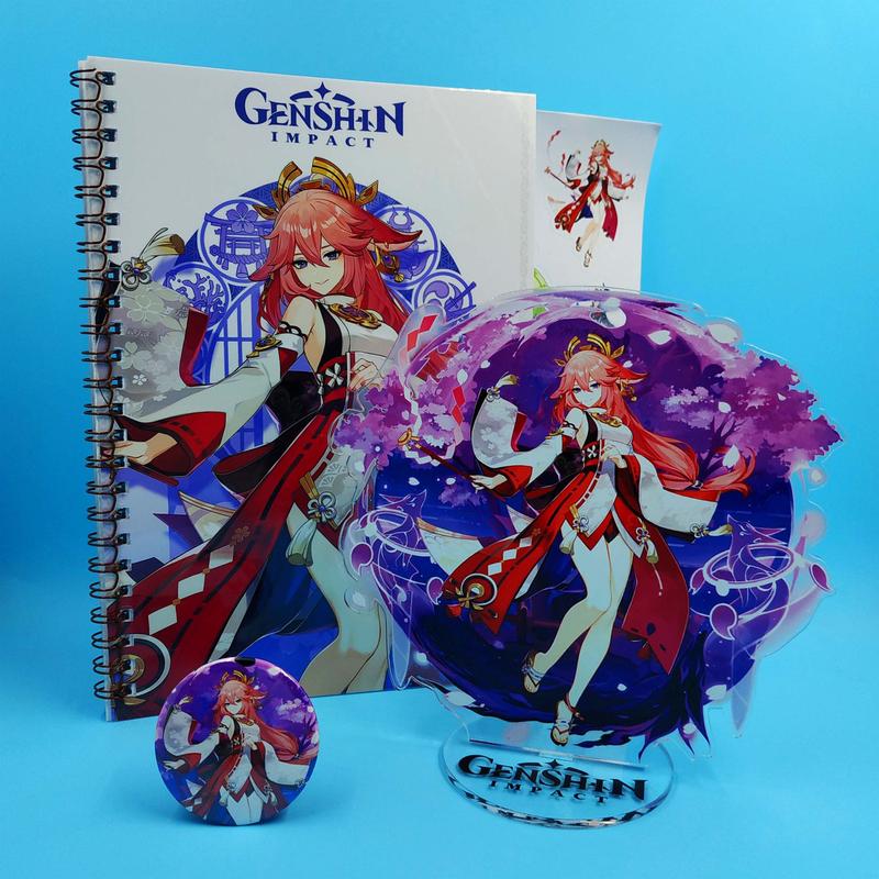 Коллекционный бокс яэ мико из геншин импакт / genshin impact — цена 550 ...