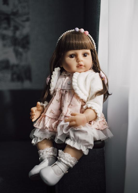 Кукла реборн 55 см болеро силиконовая npk doll — цена 2699 грн в ...