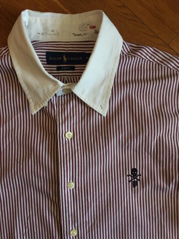 ralph lauren skull and crossbones shirt