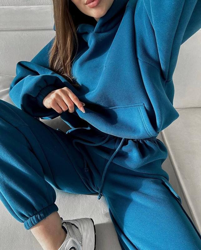 Новинкакостюм худи oversize & штаны карго — цена 799 грн в каталоге Спортивные костюмы ✓ Купить женские вещи по доступной цене на Шафе
