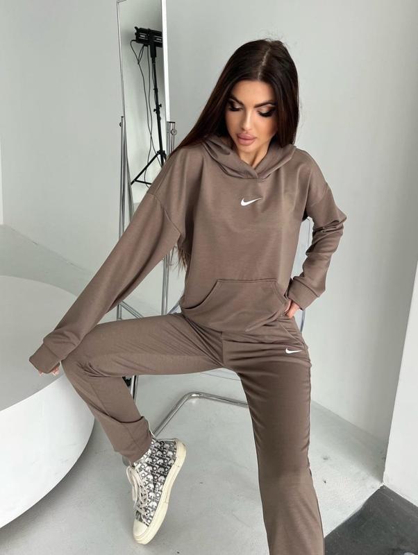 Женский спортивный костюм nike двунитка мокко — цена 1090 грн в ...