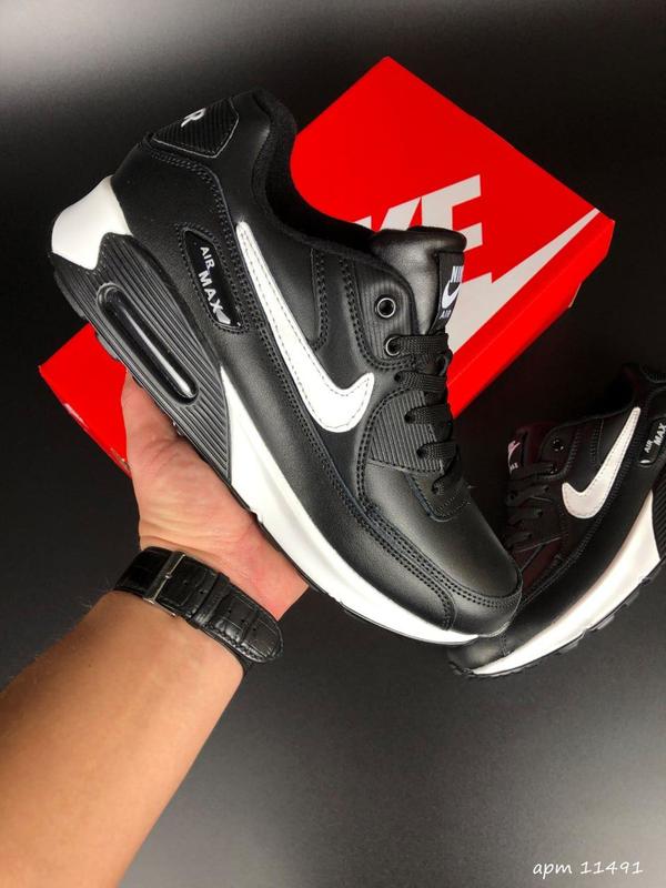 Кроссовки мужские nike air max 90 черные / кросівки чоловічі найк аир ...