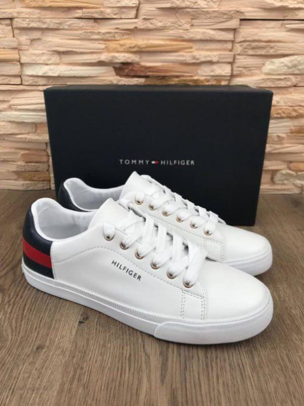 Оригинальные женские кожаные белые кроссовки tommy hilfiger — цена 2790 ...