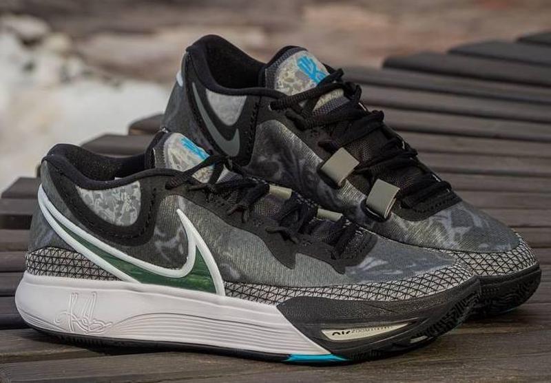 Мужские баскетбольные кроссовки nike air zoom strobel kyrie 9 grey