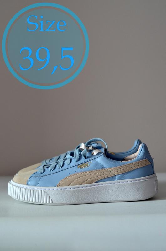 puma basket platform coach . 39.5