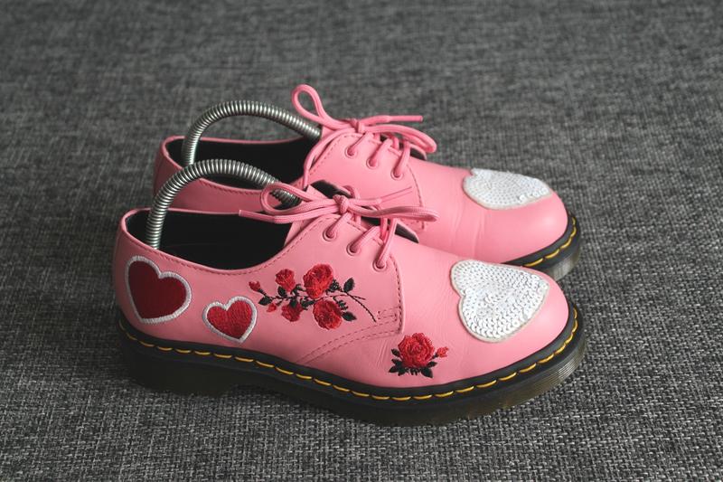Dr martens 1461 caulquier sequin hearts