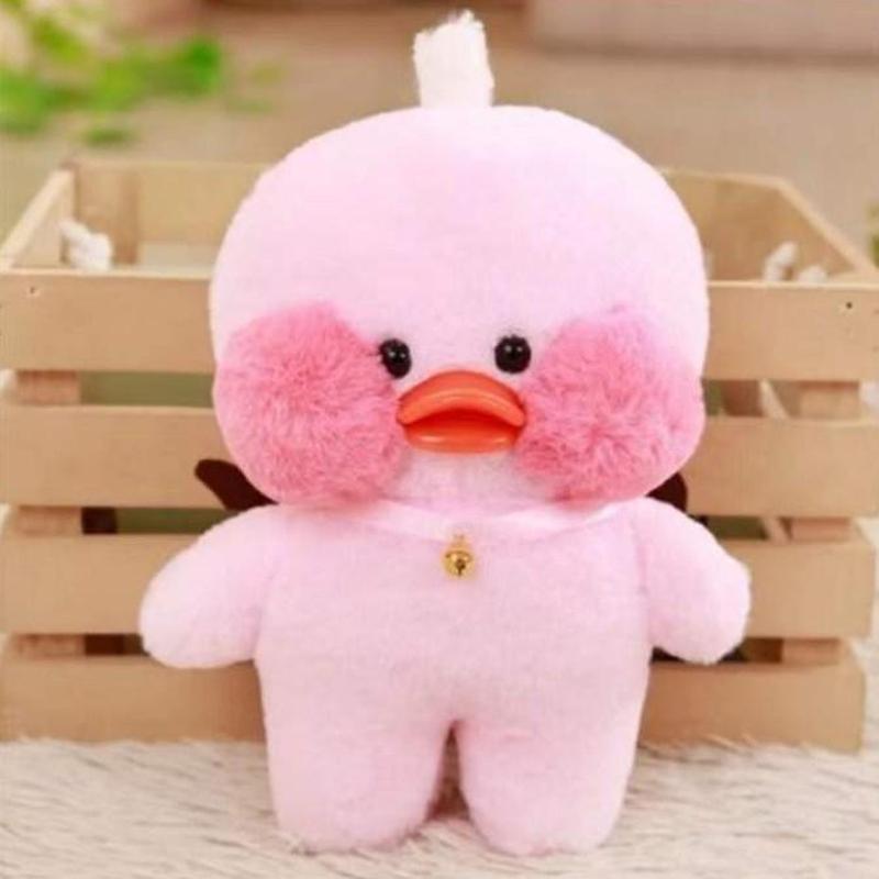 Утка лалафанфан, lalafanfan duck мягкая игрушка с одеждой 30 см. лала ...