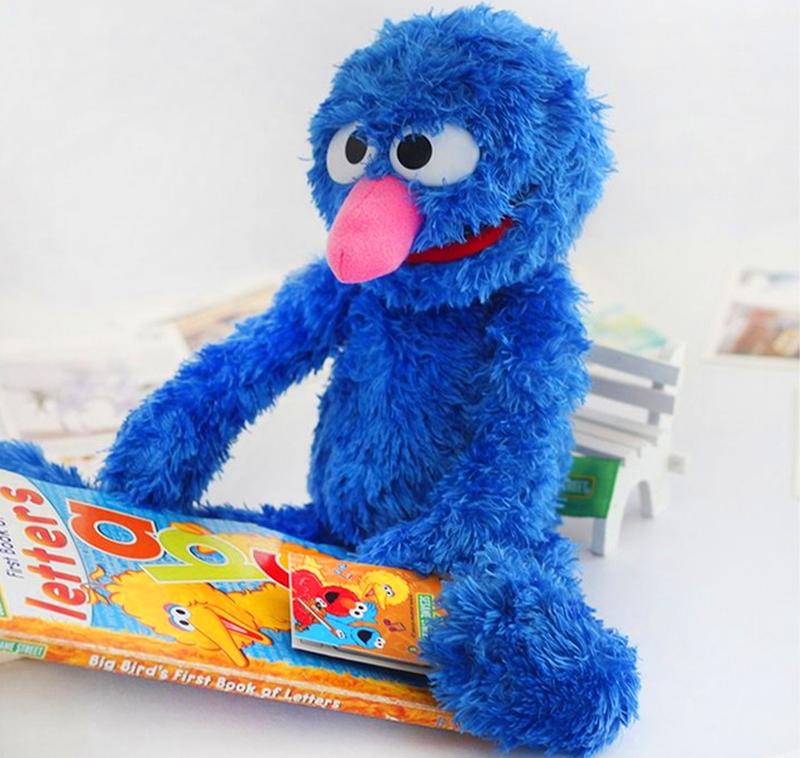 Мягкая игрушка гровер улица сезам из маппет шоу, 32 см, персонаж grover ...