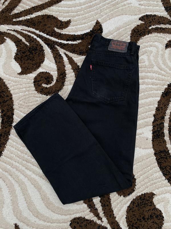 Мужские джинсы levis 501 original vintage / черные стильные штаны ...
