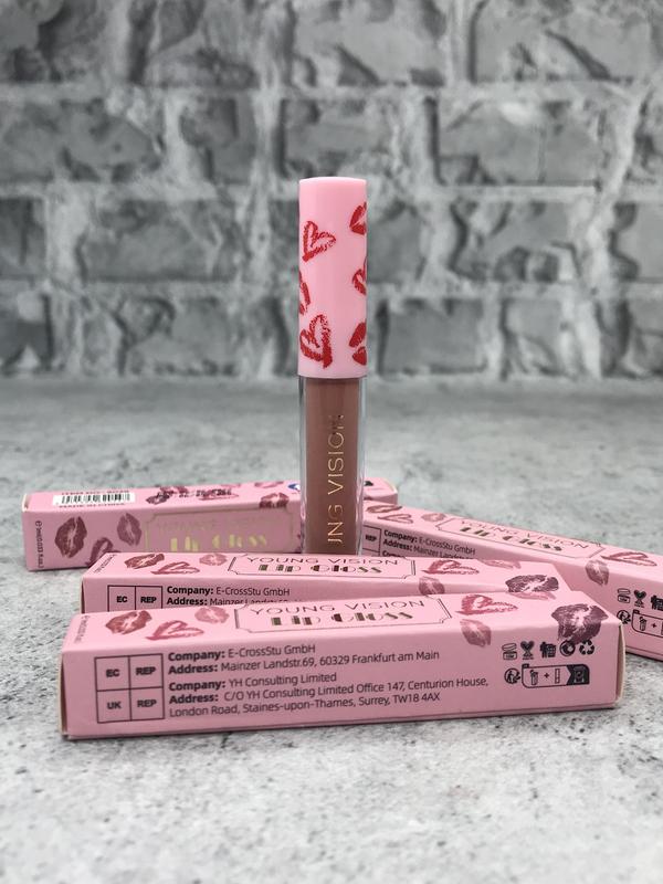 Матова помада для губ lip gloss, 1 мл (№3) — цена 95 грн в каталоге ...