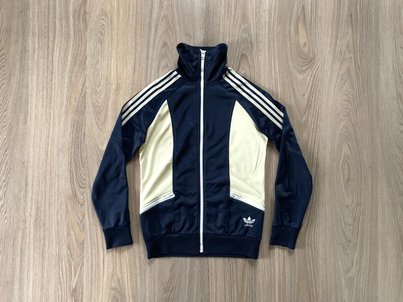 Чоловіча рідкісна спортивна вінтажна кофта олімпійка adidas 1970