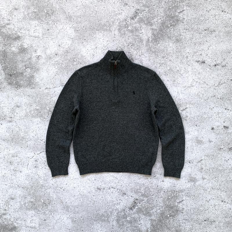 Polo ralph lauren 1/4 zip sweater m мужской свитер 1/4 зип свитшот ...