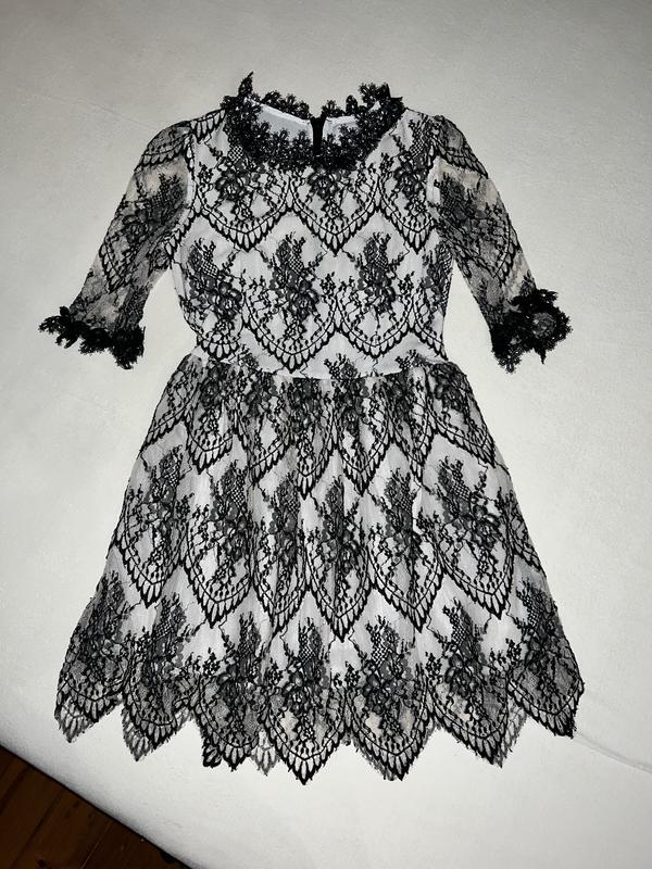 Baby doll dress короткое кружное шелковое платье valentino — цена 600 ...