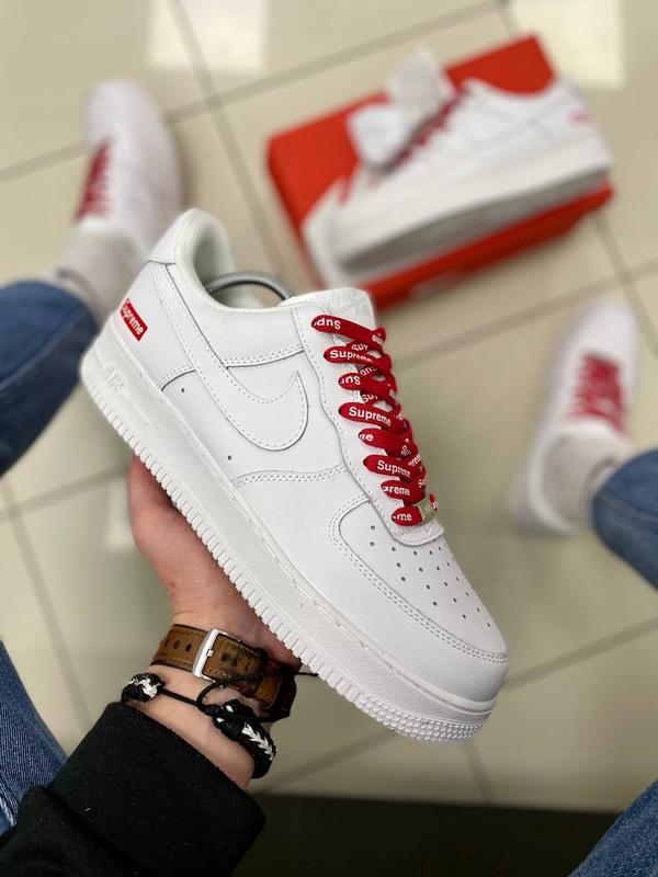 Белые кроссовки nike air force х supreme — цена 1550 грн в каталоге ...