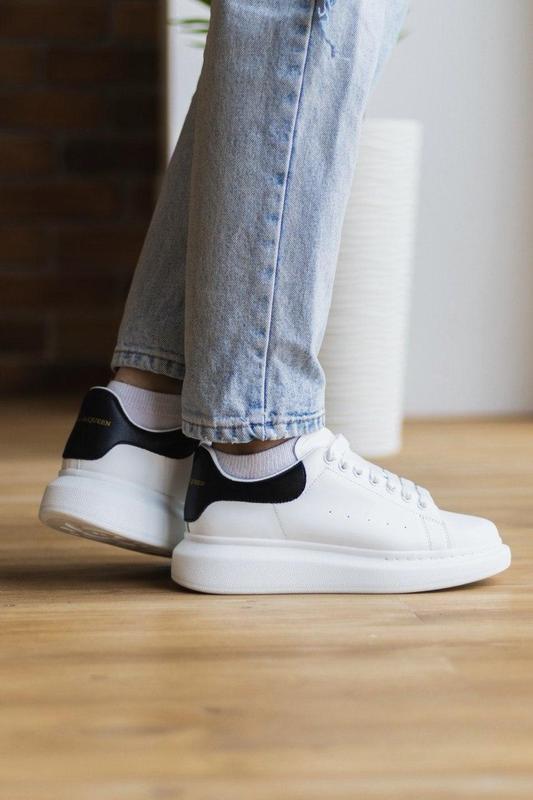 alexander mcqueen low white black lux smb 2220 115427123