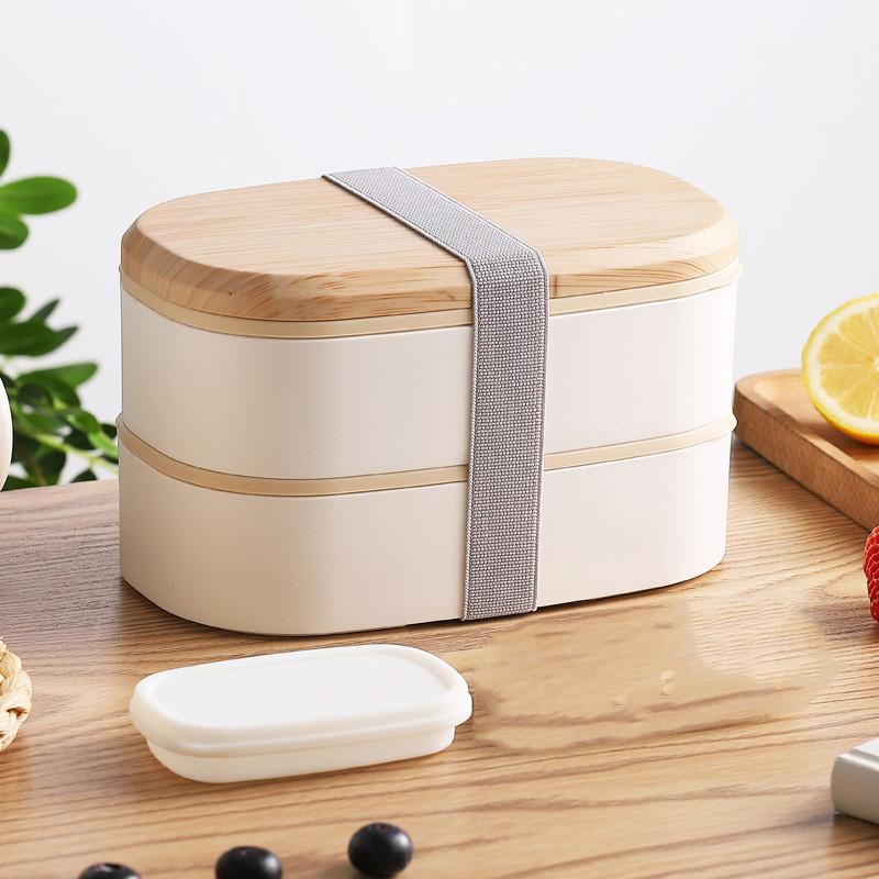 Ланч-бокс двойной tchibo wooden, 1500мл — цена 540 грн в каталоге Ланч ...