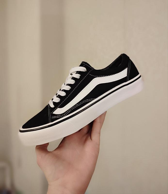 Черно- белые кеды кроссовки черные вансы vans bld вьетнам — цена 770 ...
