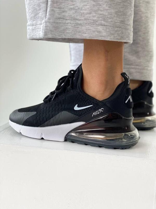 Womens air max 270 black hot sale and white