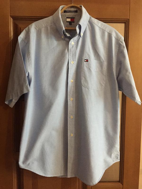 Мужская рубашка с коротким рукавом "tommy hilfiger " Tommy Hilfiger, цена -  200 грн, #22056100, купить по доступной цене | Украина - Шафа