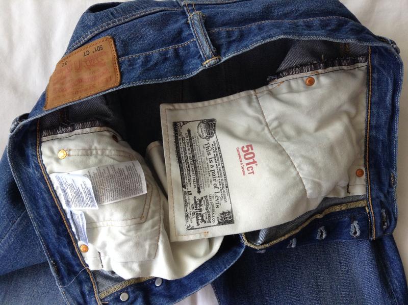 Джинсы levis 501®ct customized. w32/l32 