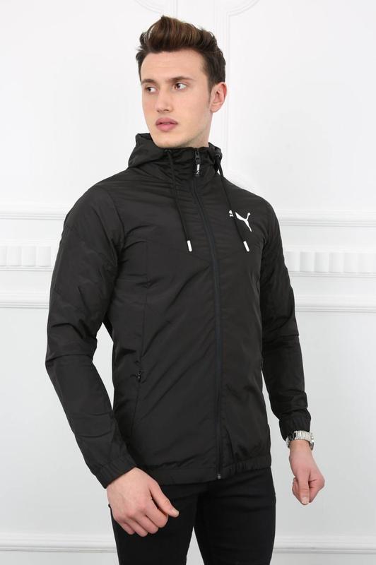 Ветровка puma черная / мужские спортивные ветровки куртки пума — цена ...