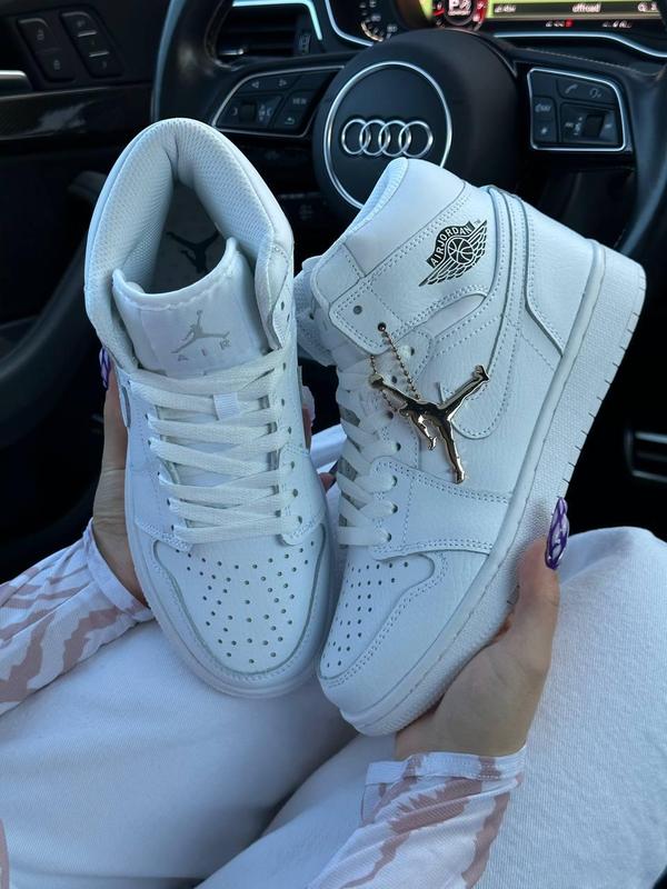 Кроссовки женские nike air jordan летние, эир джордан белые, найк аир ...