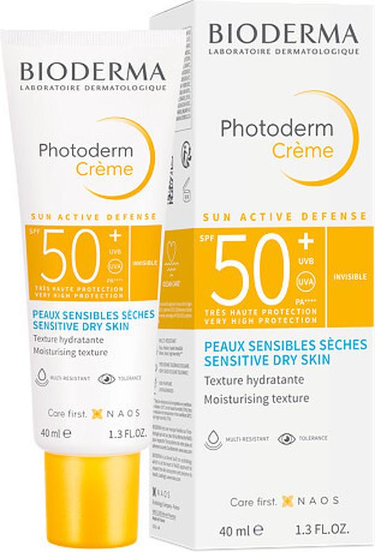 Солнцезащитный крем для лица bioderma photoderm max spf 50+ creme ...