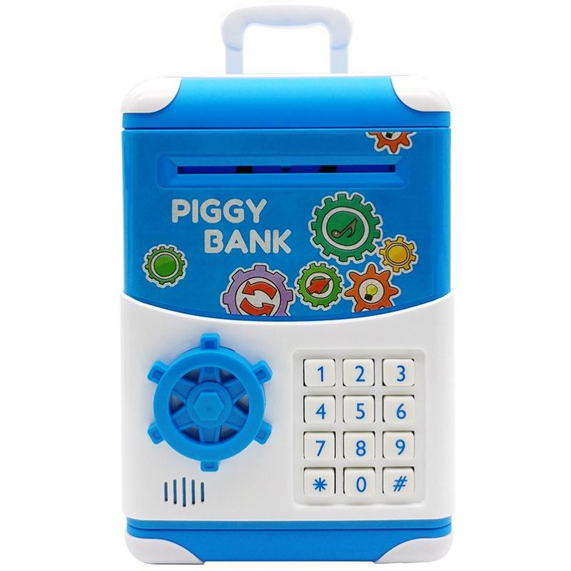 Дитячий сейф копілка з кодовим замком у віді вабі чемодана piggy bank ...