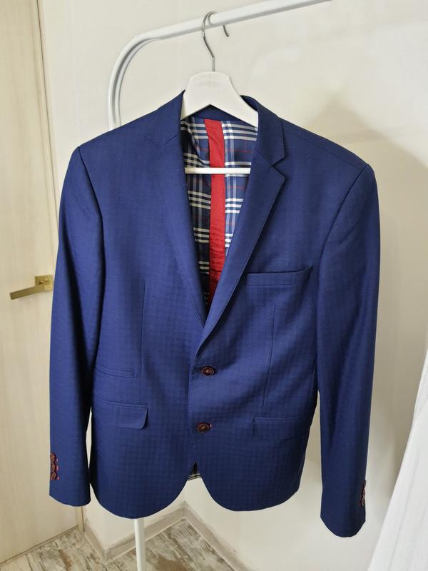 Костюм синий мужской типа zara. пиджак и брюки. — цена 800 грн в ...