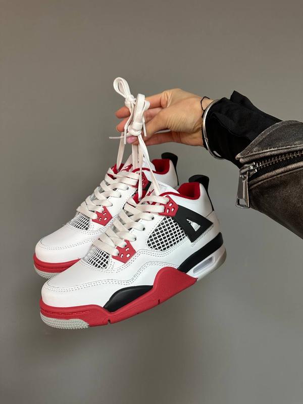 Кроссовки nike air jordan 4 retro fire red — цена 2850 грн в каталоге ...