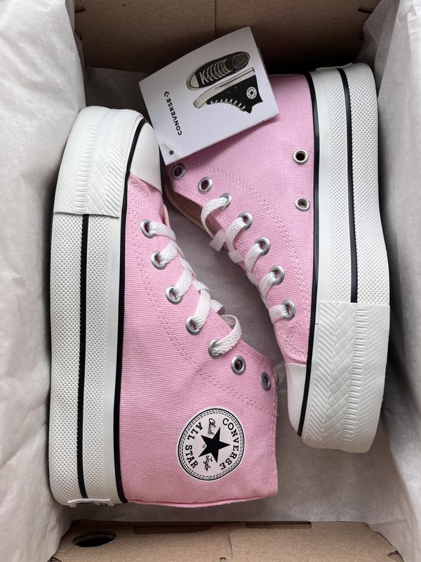 Кеды высокие розовые converse — цена 1000 грн в каталоге Кеды Купить ...