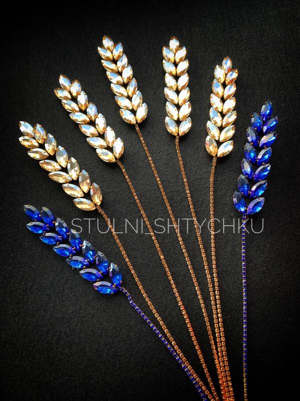 Колосок колоски брошки. 5 колисков/ брошки по заказу — цена 550 грн в ...