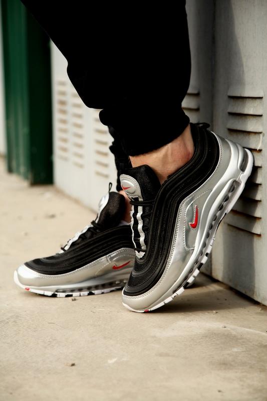 nike air max 97 metallic silver black