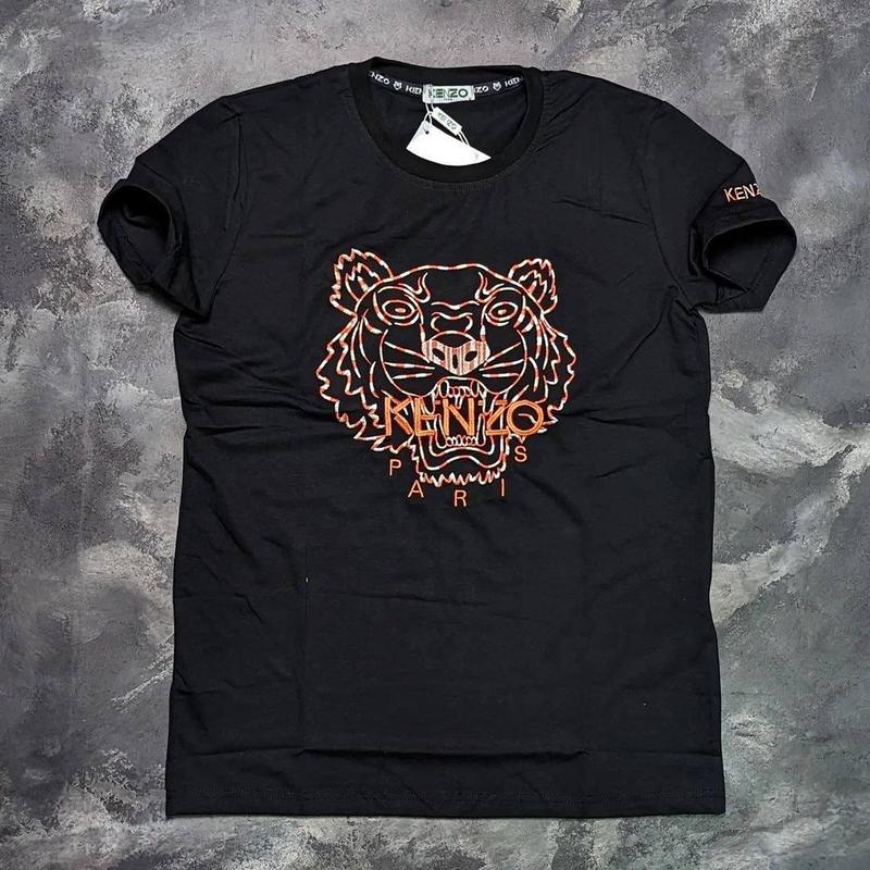 Мужская футболка с тигром kenzo / мужские брендовые футболки 2023 ...