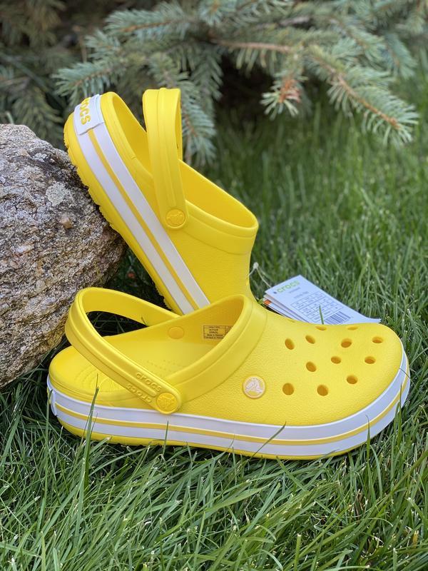 Кроксы crocs женские сабо crocband lemon оригинал — цена 1600 грн в ...