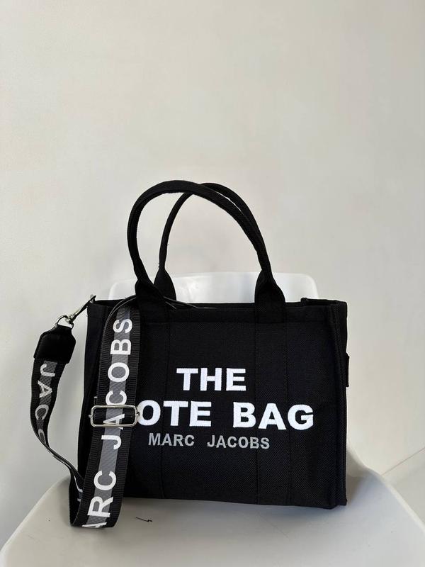 Сумка marc jacobs the tote bag марк черная черная шоппер крупная — цена ...
